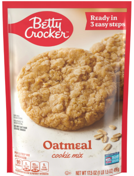 BETTY CROCKER 'Oatmeal' Cookie Mix, Haferkeks Backmischung 496 gr